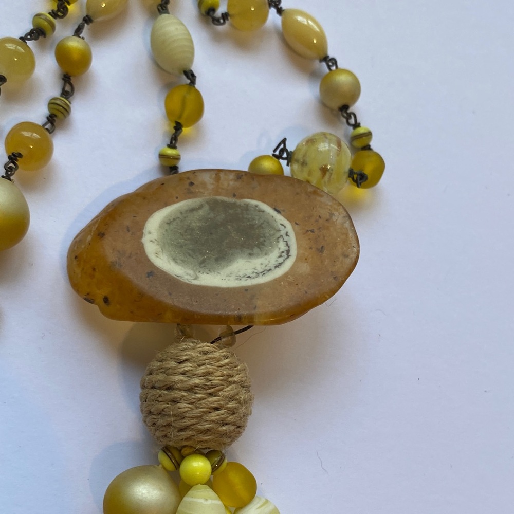 Unique Pellini [Italy] Beaded Necklace - Picture 2 of 5